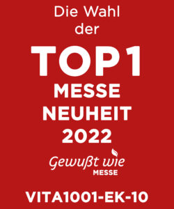 Der VITA1001-EK-10 – Bio Vitalkaffee (Reishi- Kaffee) in einer 100% kompostierbaren Holzfaser- Espresso-Kapsel (Nespresso kompatibel) wurde auf der Gewußt wie - Gesundheitsmesse in Bad Schallerbach von den B2B-Besuchern zur TOP1 – Messe-Neuheit 2022 gewählt.